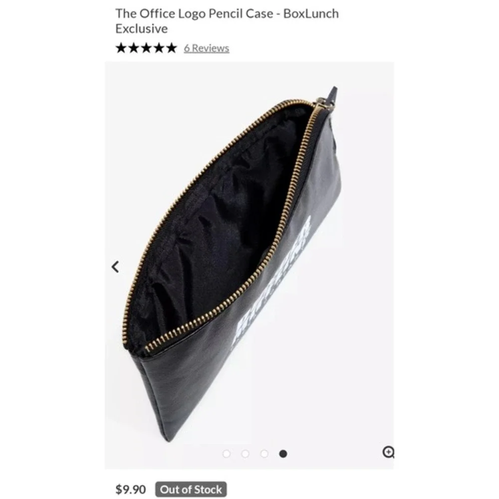 BOXLUNCH The‎ Office Dunder Mifflin Logo Pencil Bag, Out Of Stock Online. NWOT